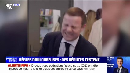 Ces députés expérimentent les règles douloureuses grâce à un simulateur