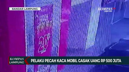 Pelaku Pecah Kaca Mobil Gasak Uang Rp500 Juta