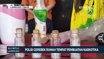 Polisi Gerebek Rumah Tempat Pembuatan Narkotika