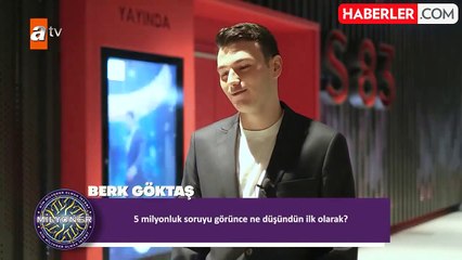 Berk Göktaş kimdir? Kim Milyoner Olmak İster 5 milyonluk soruyu çözen Berk Göktaş nerede okuyor, kaç yaşında, nereli?