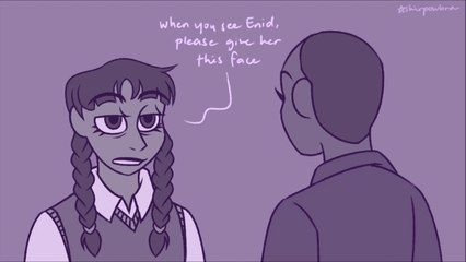 Wednesday Addams' Message (Netflix) 【Comic Dub】