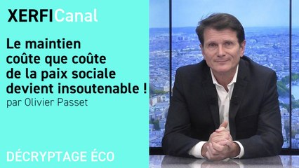 Le maintien coûte que coûte de la paix sociale devient insoutenable ! [Olivier Passet]