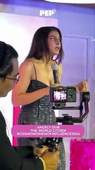 Angely Dub, The World Citizen at the Cosmo Women of Influence 2024 event