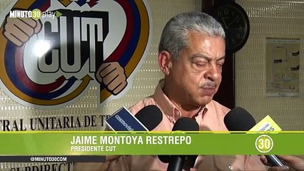 24-04-19 En Medellín sindicatos y organizaciones sociales expusieron sus razones para el Paro Nacional