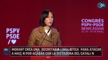 Morant crea una ‘secretaría lingüística’ para atacar a Mazón por acabar con la dictadura del catalán