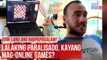 Utak lang ang nagpapagalaw! Lalaking paralisado, kayang mag-online games? | GMA Integrated Newsfeed