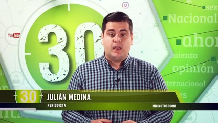 Avance noticioso del mediodía en Minuto30 de este 3 de julio
