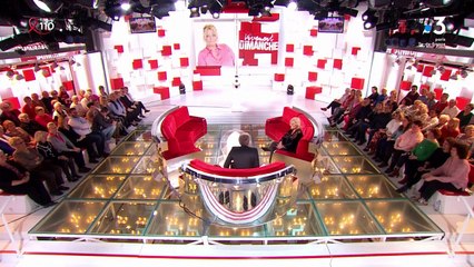 Marina Carrère d'Encausse invitée de Michel Drucker dans "Vivement dimanche".