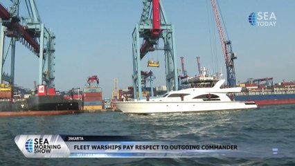 Rear Admiral Achmad Wibisono Holds Admiral Inspection