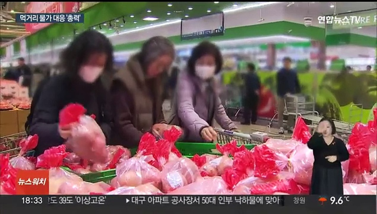 먹거리 물가 안정화에 총력…관련부처 수장들 현장으로