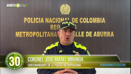 La Policía capturó en el Valle de Aburrá a dos presuntos cabecillas de criminales