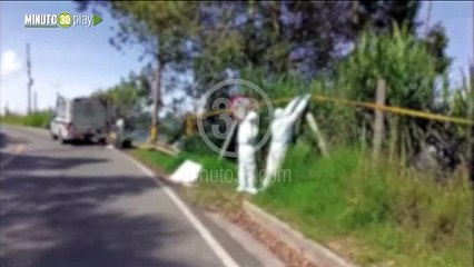 Ya realizaron la inspección técnica al cuerpo envuelto en cobijas hallado en la vía a San Félix