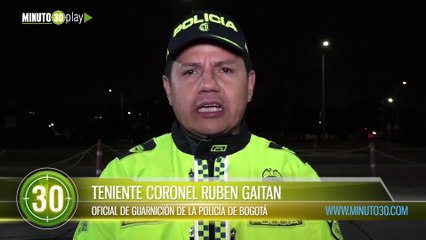 Un hombre en Bogotá disparó contra un negocio y luego le ofreció plata a los policías para que no lo capturaran