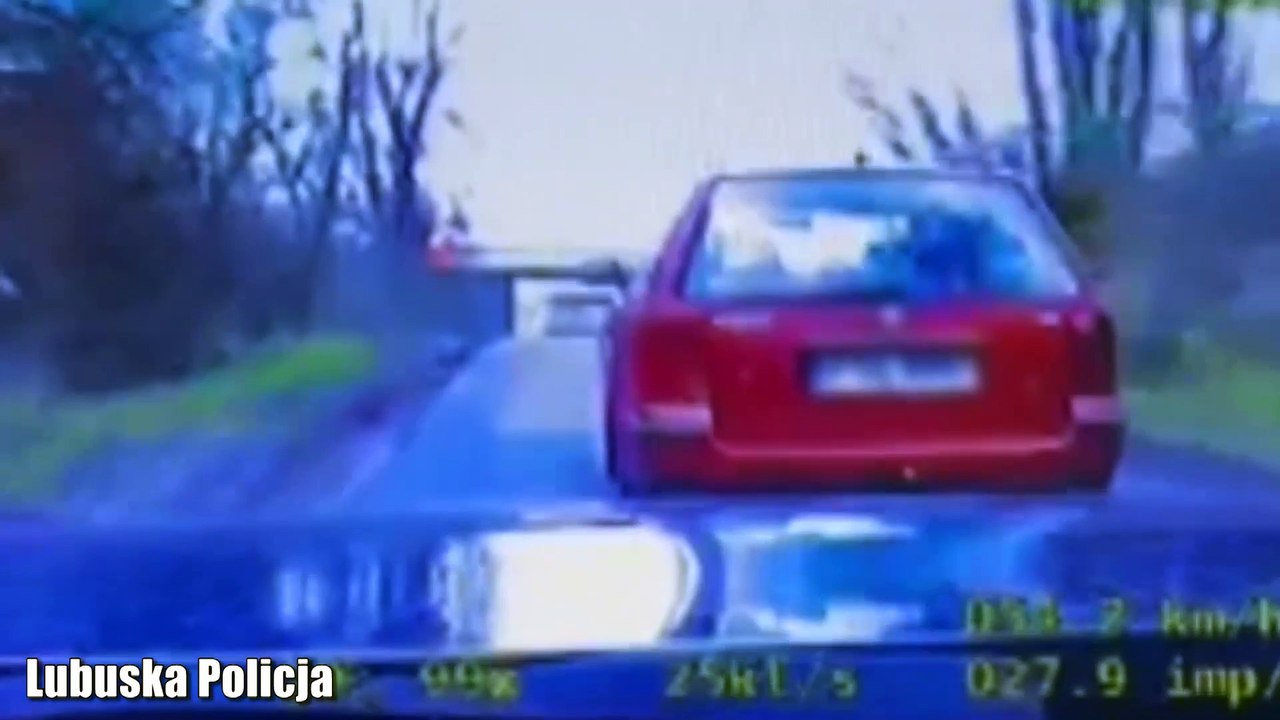 Gazeta Lubuska.  Nie miał prawka i zaczął uciekać przed policją. Najpierw autem, później pieszo
