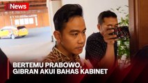 Gibran Bertemu Prabowo, Akui Bahas Pembentukan Kabinet
