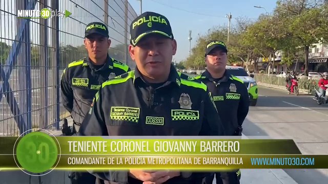 500 policías velarán por la seguridad durante el partido de Atlético Nacional contra Melgar de Perú