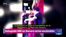 ¡Delegado de la SRE en estado de ebriedad arma un escándalo en restaurante