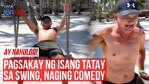 Ay nahulog! Pagsakay ng isang Tatay sa swing, naging comedy | GMA Integrated Newsfeed