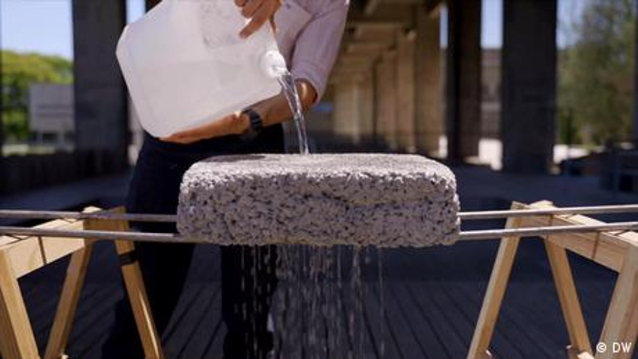 Versickernde Fluten: Montevideo setzt auf Bio-Beton