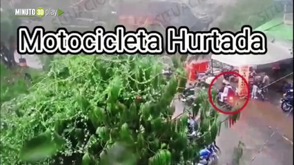 La efectividad de las cámaras de seguridad, permitió la recuperación de una motocicleta