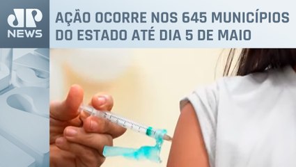 Começa campanha de vacinação contra gripe em SP nesta segunda-feira (25)