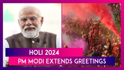 Download Video: Holi 2024: PM Modi, Amit Shah, Rahul Gandhi, Mallikarjun Kharge Extend Greetings