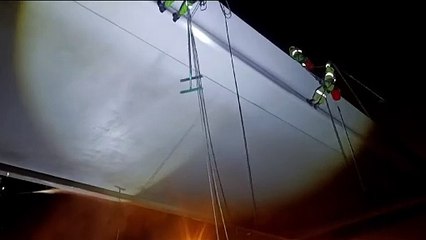 Dubai Viaduct Pier cleaning view #Viaduct #clean #ropeaccess #roadhike #ropeclean #dubaijobclean