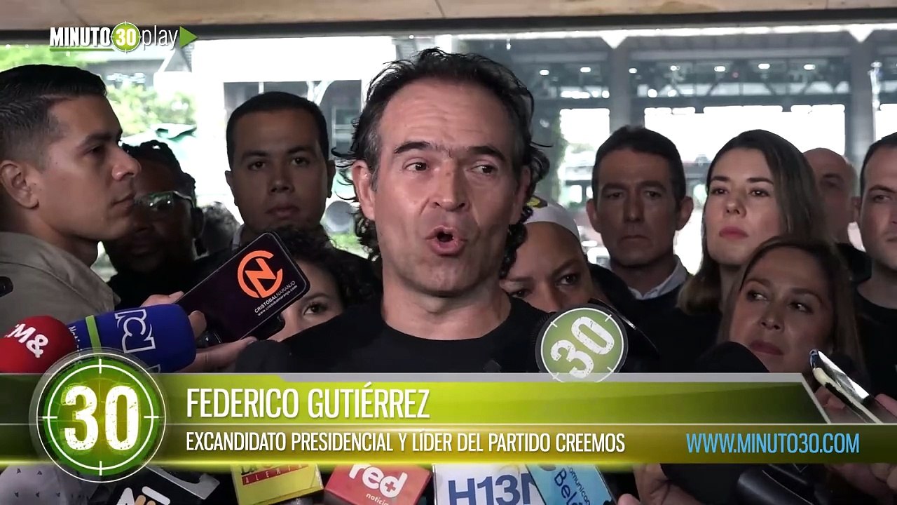 Fico Gutierrez sobre las amenazas al Gobernador de Antioquia