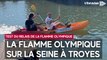 Le relais test de la flamme olympique approche de Troyes