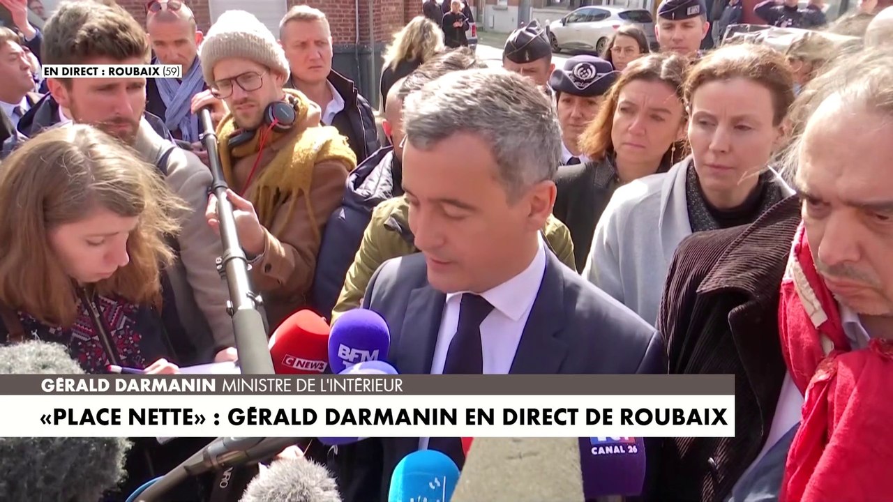 Gérald Darmanin : «Nous avons décidé d’une opération de grande ampleur, qui durera plusieurs semaines dans la métropole lilloise, pour interpeller de très nombreux objectifs»