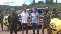 Autoridades rescataron a dos ciudadanos que fueron víctimas de extorsión en la modalidad falso servicio, en zona rural de Don Matías