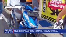 Pelaku Pencurian Motor Milik Pria Tunawicara Dibekuk Polisi