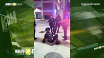 Detención o acto de circo joven contorsionista se salvó de requisa por los extraños movimientos ante policías