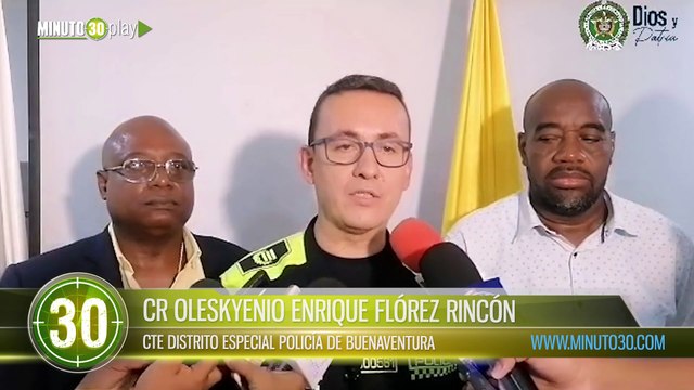 Captura de los dos señalados por la muerte de una niña de 9 años el pasado primero de julio en Buenaventura