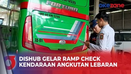 Jelang Mudik, Dishub Kulon Progo Gelar Ramp Check Kendaraan Angkutan Lebaran
