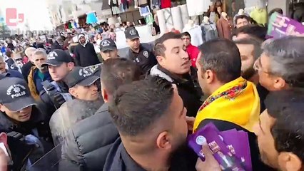 Diyarbakır'da DEM Parti'nin seçim çalışmasına müdahale