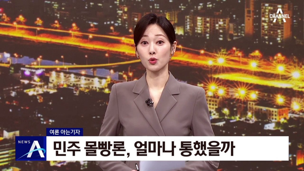[여론 아는기자]민주 몰빵론, 얼마나 통했을까