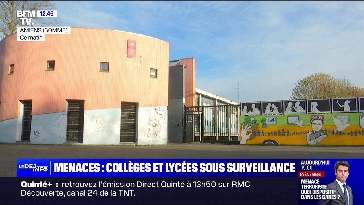 Somme: des collèges et lycées visés par des menaces
