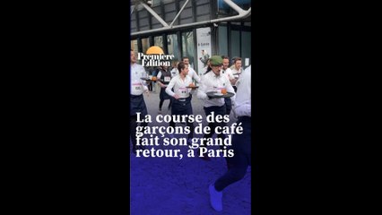 Les images de la course des garçons de café à Paris, après 13 ans d'absence