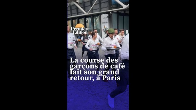 Les images de la course des garçons de café à Paris, après 13 ans d'absence