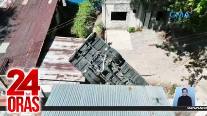 Truck na tumama sa 2 bahay, inabot ng mahigit 1 taon bago naalis | 24 Oras
