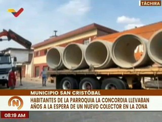 Táchira | Inician labores de sustitución de colector mixto de aguas de la pqa. La Concordia