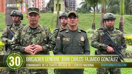 Una mujer y ocho hombres fueron capturados por el Ejército Nacional en el oriente antioqueño