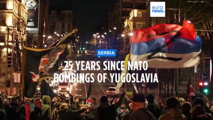 Serbia marks the 25th anniversary of NATO bombing of Yugoslavia
