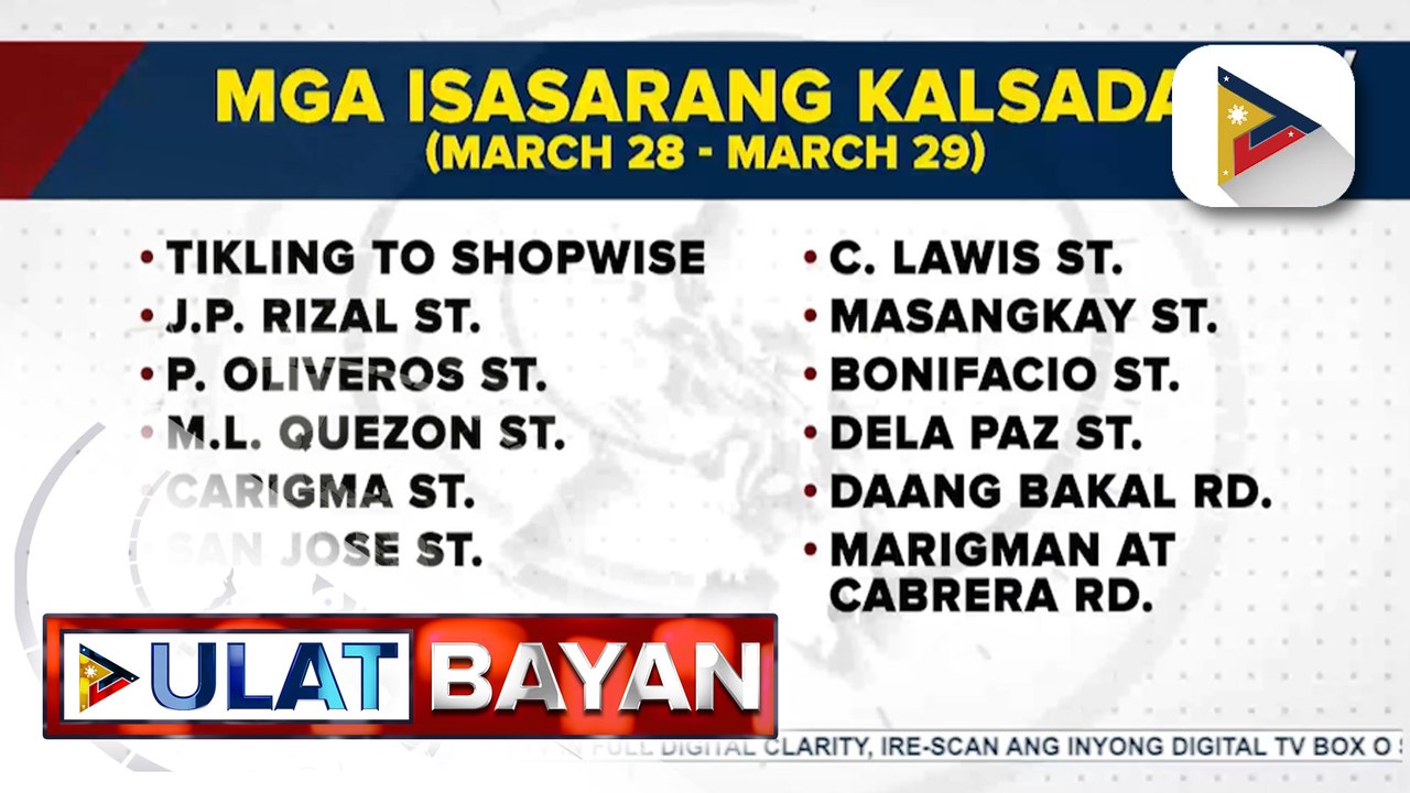 Ilang kalsada sa Antipolo, isasara sa Huwebes Santo ng gabi para sa Alay Lakad 2024