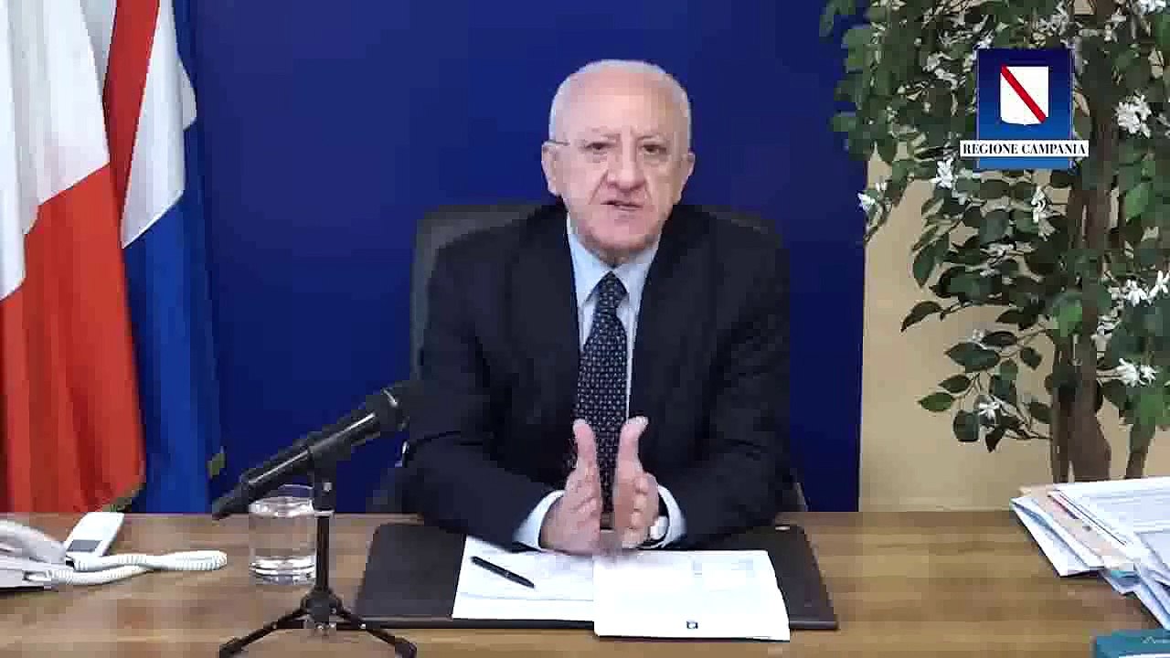 Campania, il punto settimanale del presidente De Luca (01.03.24)