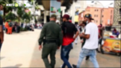 Por prender el CAI del parque Berrio la Policía capturó a tres venezolanos