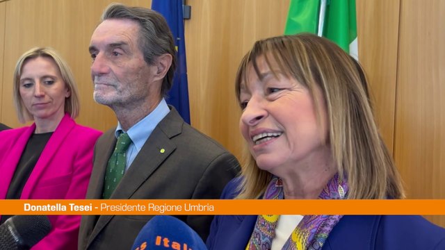Umbria, Tesei Volo Bergamo-Perugia importante per business e turismo