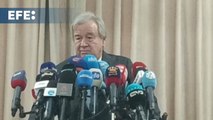 Guterres visita Jordania y denuncia la situación en Gaza