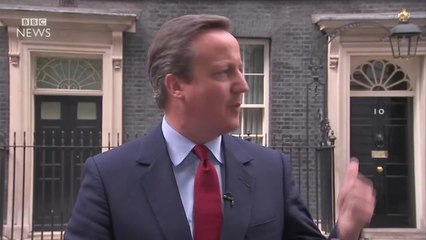 David Cameron Sings To Himself After Announcing Resignation Date - Bbc News
